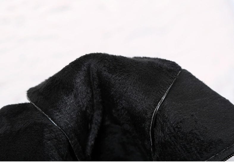 Bottes à talons Tokyo Style - Rose, Noir