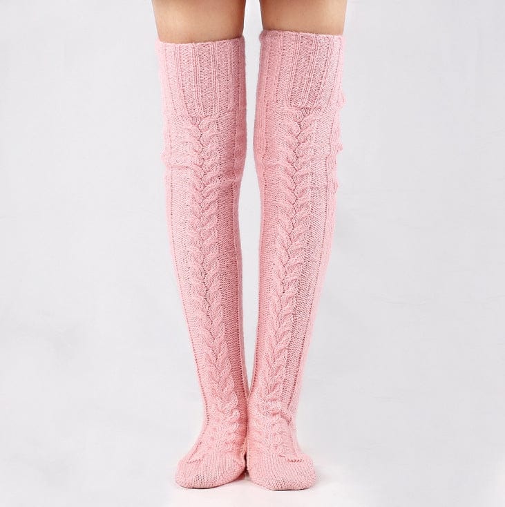 Chaussettes d'hiver extra-longues façon Harajuku