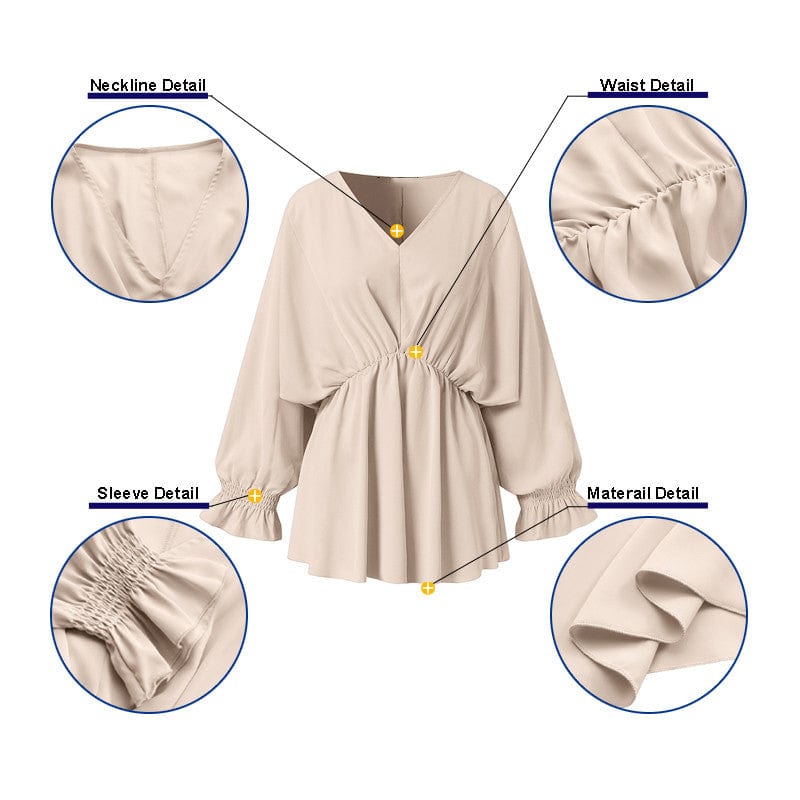 Chemisier à manches bouffantes Tokyo Style