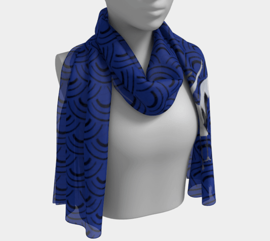 Foulard de soie Tsuru 16x72