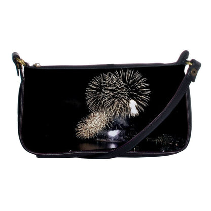 Japanese Fireworks Shoulder Clutch Bag