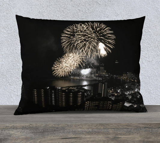 Cushion Cover  - Paysage du Japon - Hanabi 26"x20"