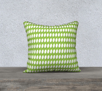 18" Cushion Cover - Green and Navy