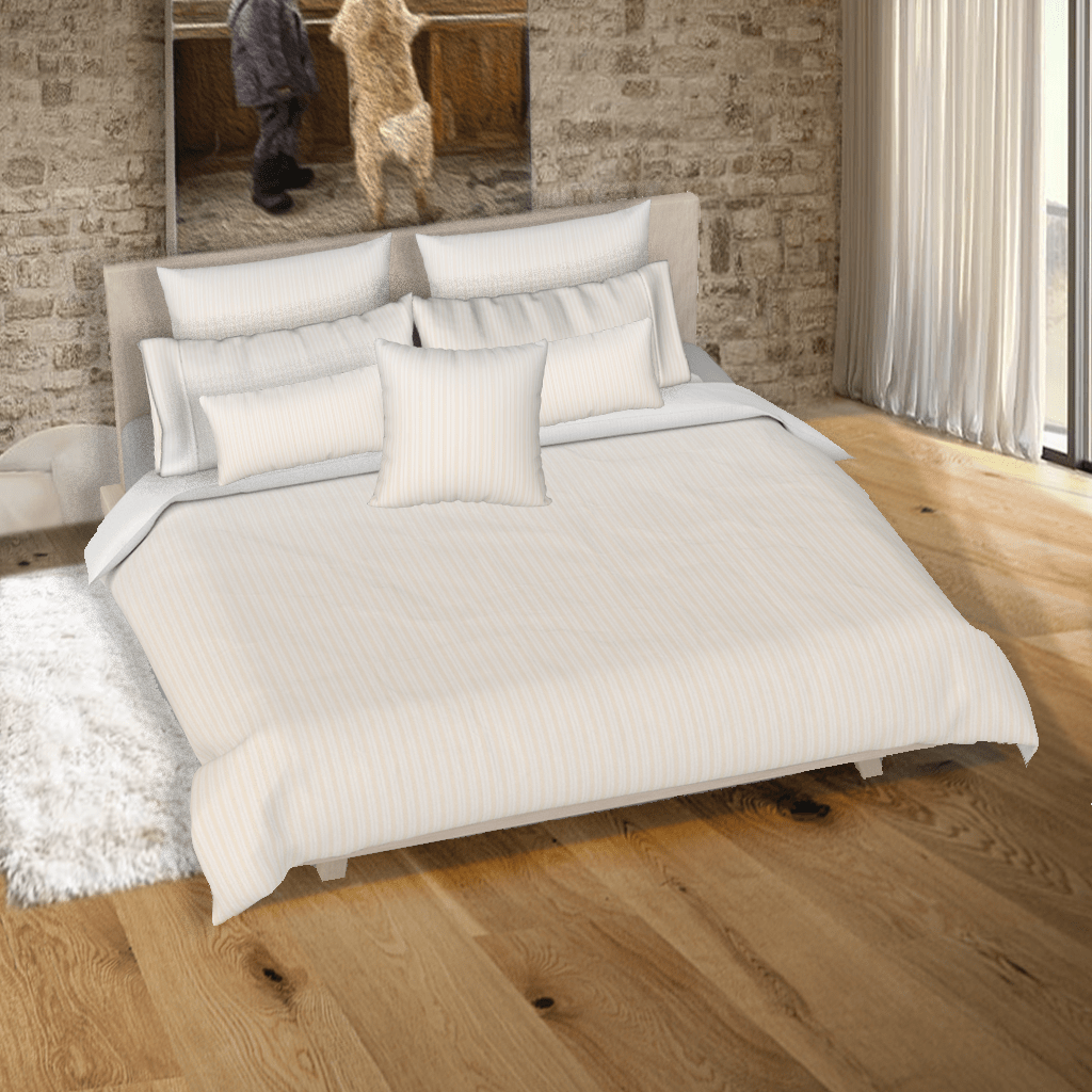 Creme de la Creme Striped Duvet Cover - Beige