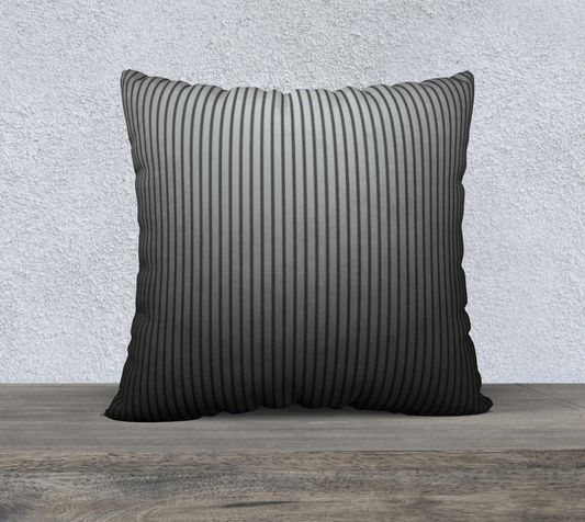 Moon Light Square Accent cushion - Black- 22x22