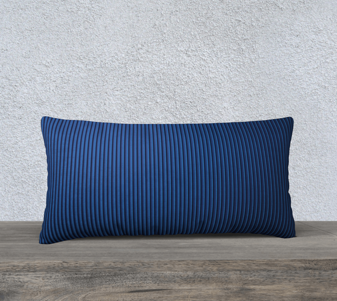 Ocean Blue Accent Cushion Cover - rectangle