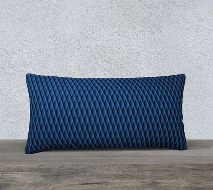 Ocean Blue Accent Cushion Cover - rectangle