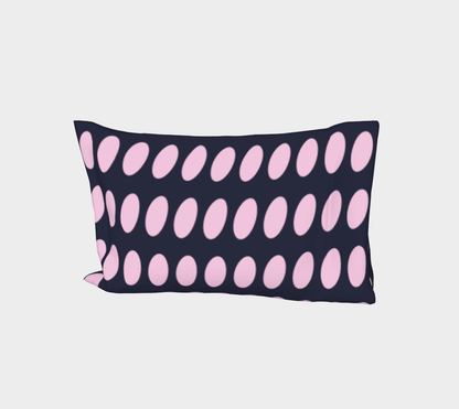 the-wheaten-store-pillow-case-marine-blue-and-pink-polka-dots-bed-pillow