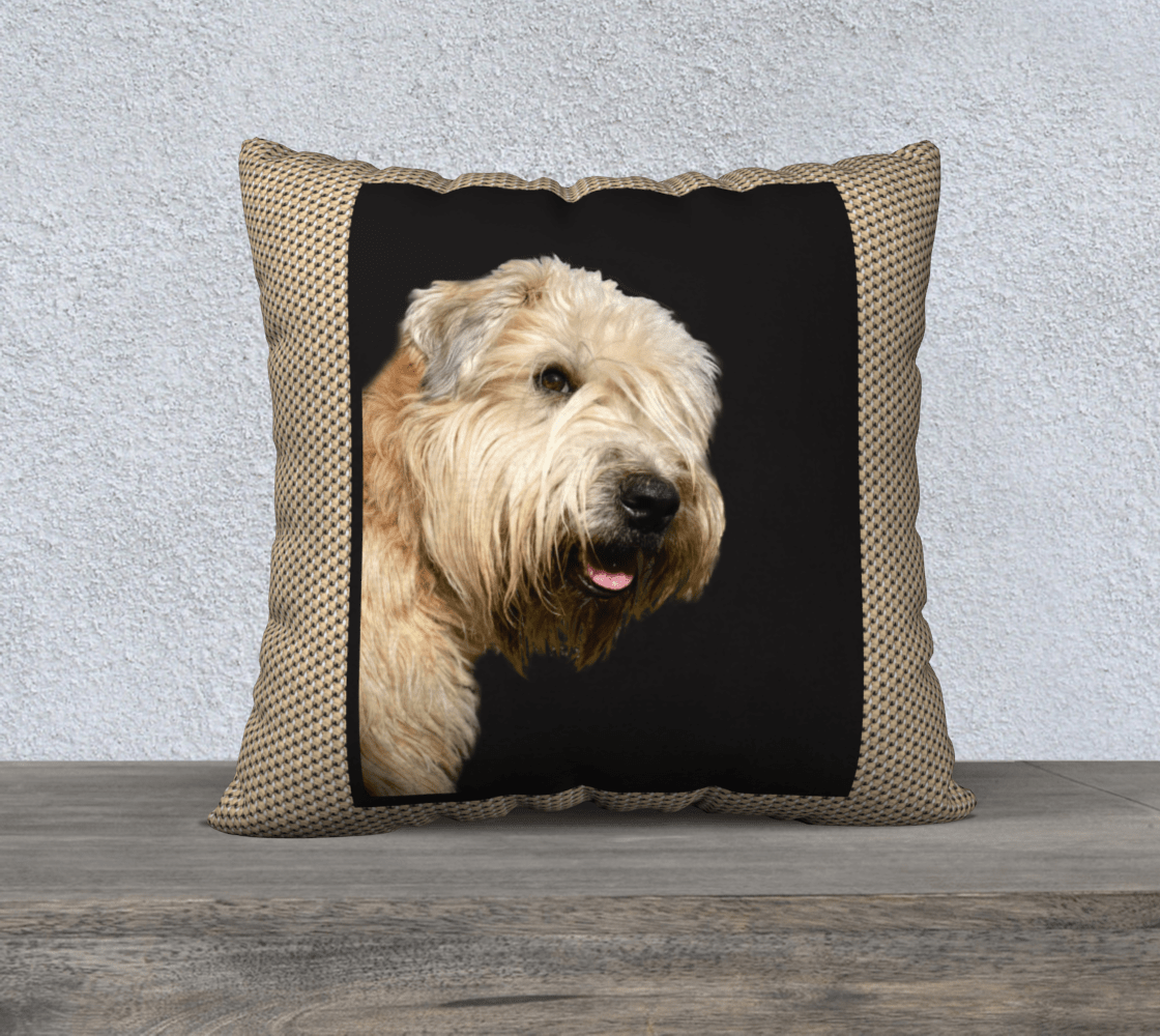 Smiling Wheaten - Cushion Cover 🇨🇦 - The Wheaten Store