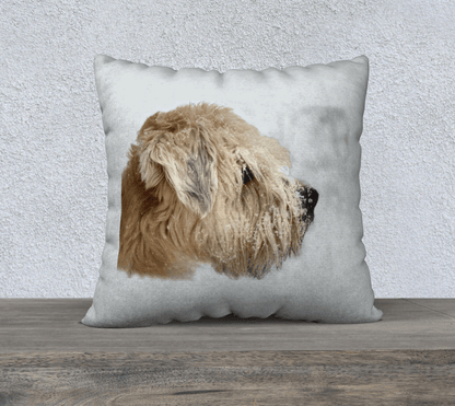 Snowy Wheaten 22" Cushion Cover 🇨🇦 - The Wheaten Store