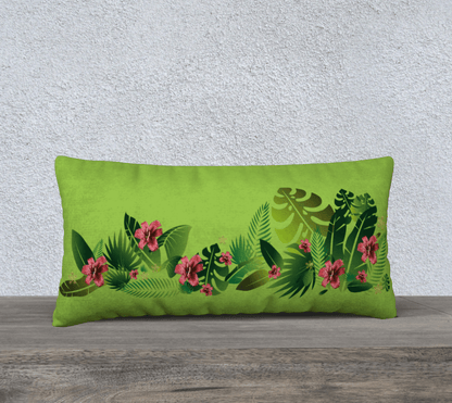 the-wheaten-store-tropical-cushion-cover-lime-green-24-x-12