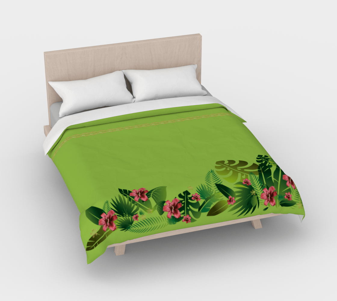 the-wheaten-store-tropical-duvet-cover-green-duvet-cover