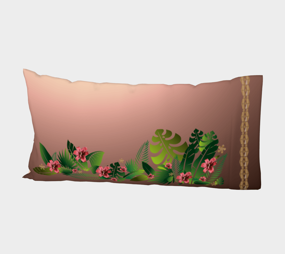 the-wheaten-store-tropical-pillow-case-vieux-rose-bed-pillow-sleeve