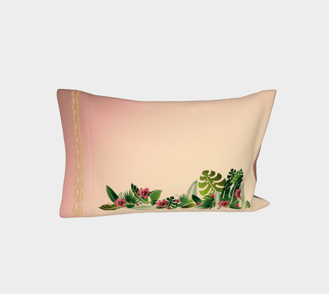 the-wheaten-store-tropical-pillow-case-vieux-rose-bed-pillow-sleeve