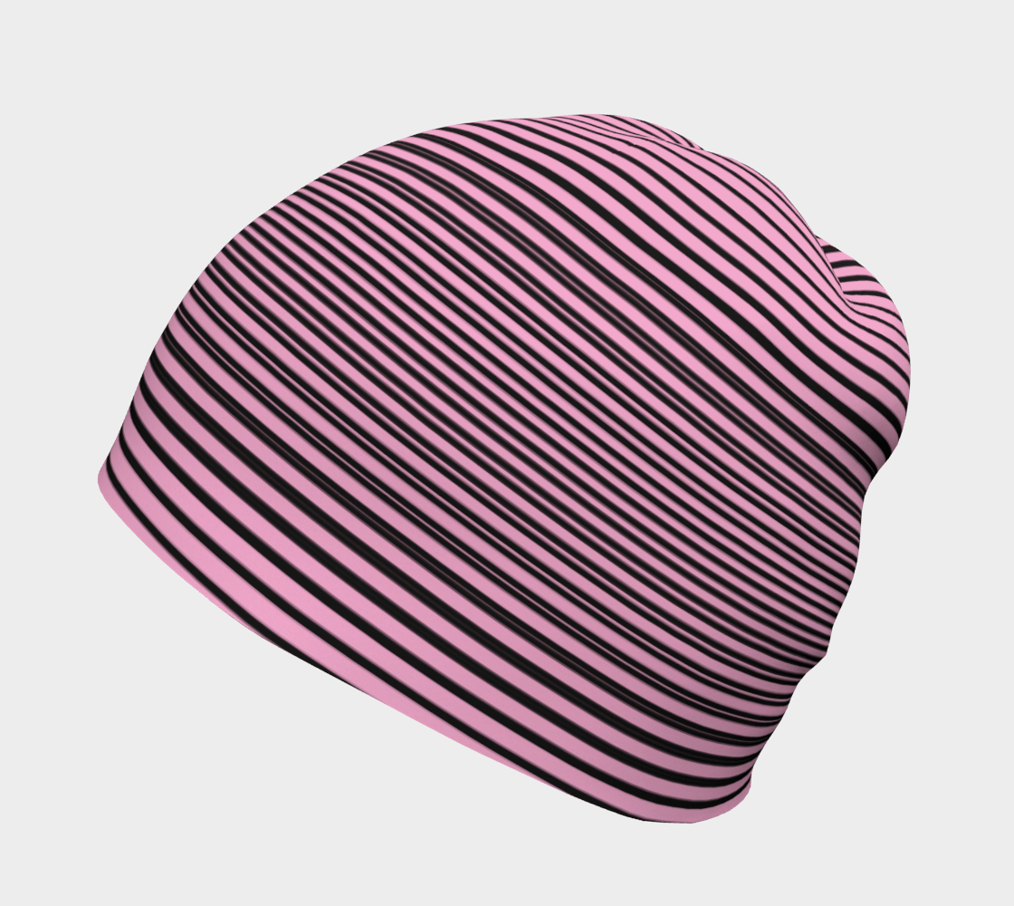 Tuque Hat - Candy Pink Striped - the wheaten store