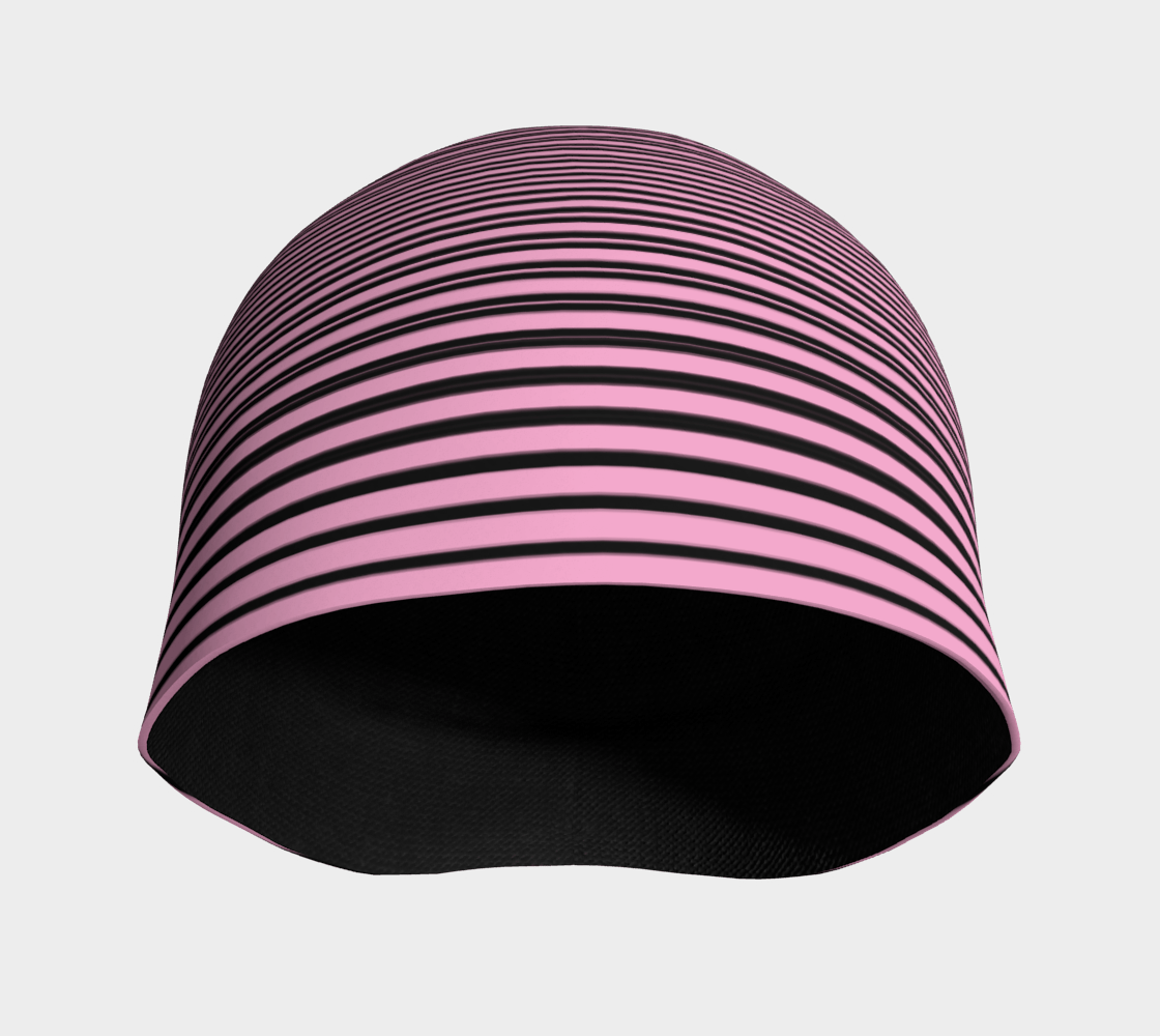 Tuque Hat - Candy Pink Striped - the wheaten store