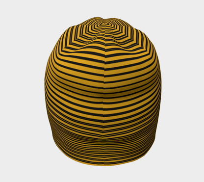 Tuque Hat - Yellow Gold Striped - the wheaten store